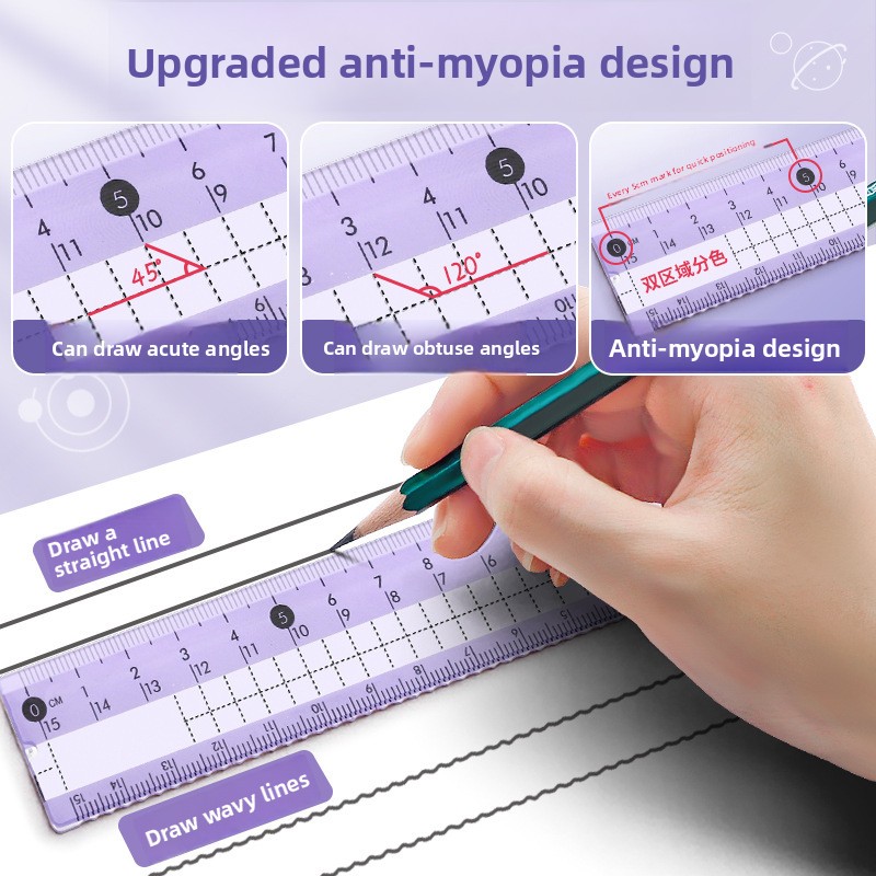 8 Pcs Geometry Set for Student - Math Geometry Set With Compass review and price